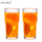 Glass Coffee Cup With Lid And Straw 600ml Transparent Iced Drinkware 4