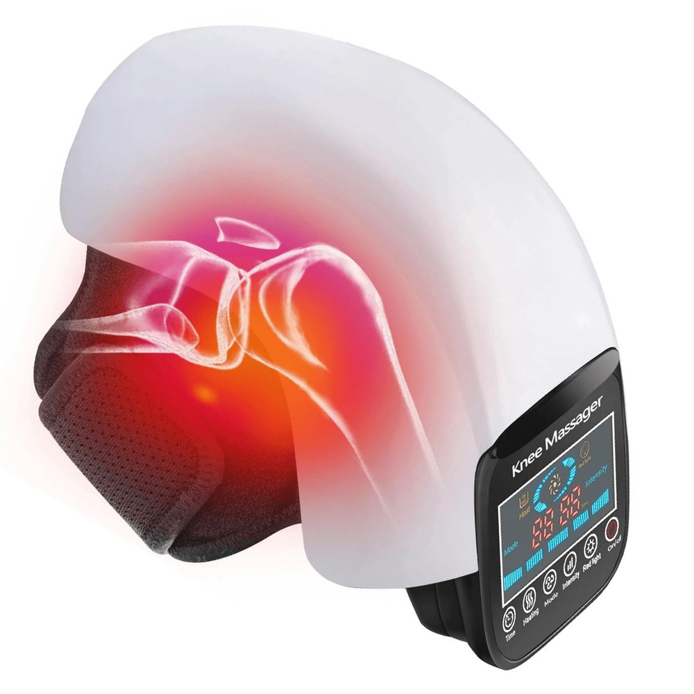 Electric Knee Massager With Infrared Heat Air Pressure And Vibration Therapy 0