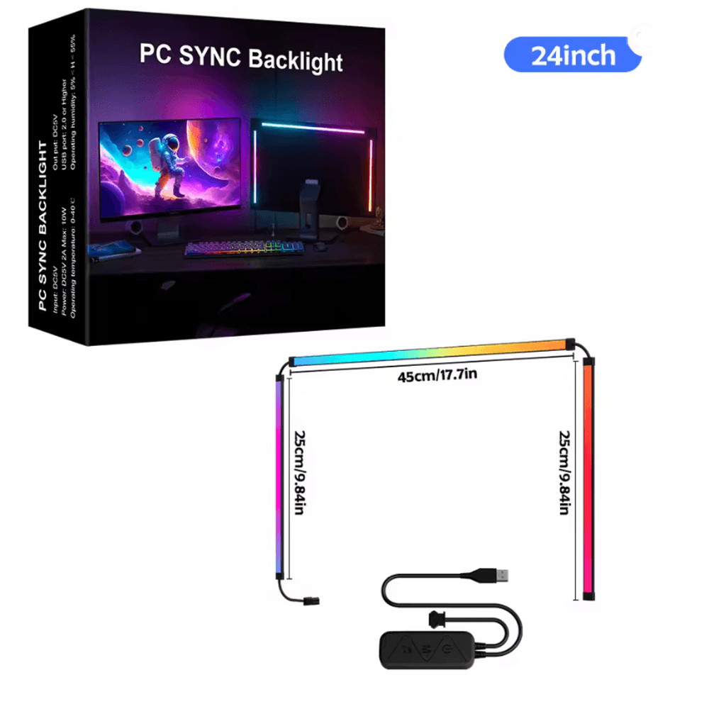 RGB Gaming Lights Strip Monitor Backlight LED Sync For PC And Game Room 3