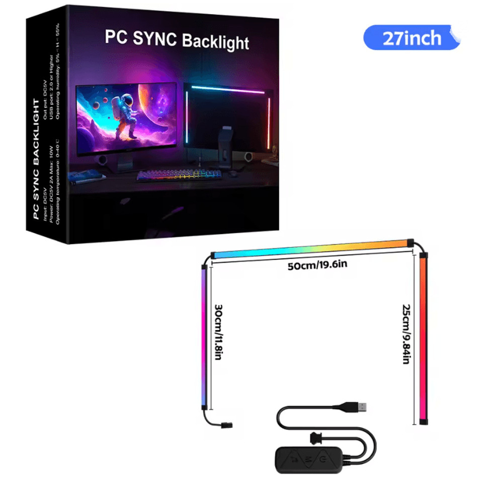 RGB Gaming Lights Strip Monitor Backlight LED Sync For PC And Game Room 4