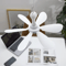 Silent USB Ceiling Fan With Remote Control 6 Blade Hanging Canopy Fan 0