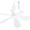 Silent USB Ceiling Fan With Remote Control 6 Blade Hanging Canopy Fan 3