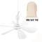 Silent USB Ceiling Fan With Remote Control 6 Blade Hanging Canopy Fan 5