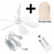 Silent USB Ceiling Fan With Remote Control 6 Blade Hanging Canopy Fan 6
