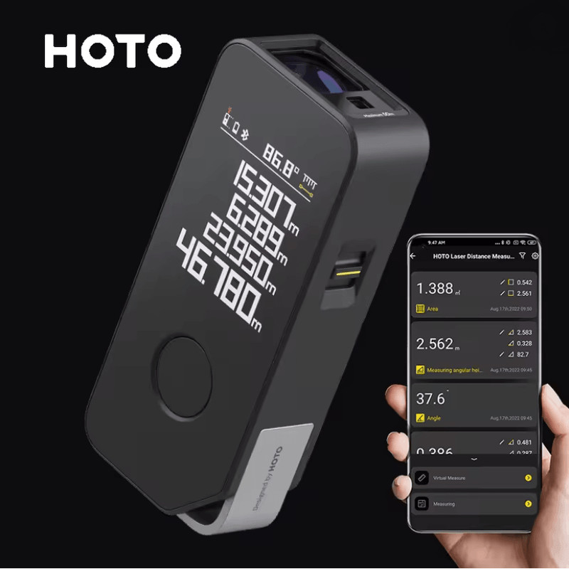 Smart Laser Measure Pro Digital Rangefinder With LED Display And Rechargeable Design 0