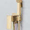 Matte Black Bidet Faucet Solid Brass Hot And Cold Water Mixer Tap 7