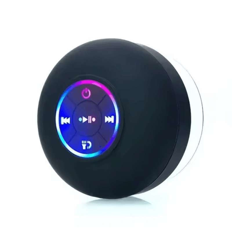 Mini Portable Bluetooth Speaker Waterproof With LED Lights And Suction Cup 2