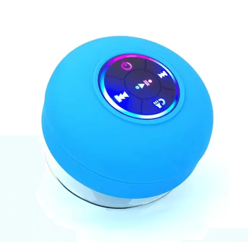 Mini Portable Bluetooth Speaker Waterproof With LED Lights And Suction Cup 4