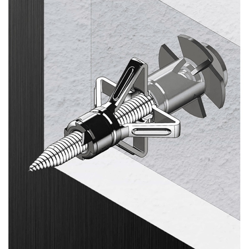 Heavy Duty Hollow Wall Anchor Gun With Metal Fixing Tool For Plasterboard 4