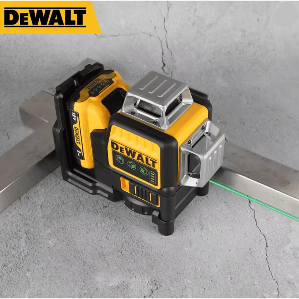 Dewalt Green Beam Laser Level 12 Line 360 Degree Self Leveling Tool With 12V Li Ion Battery 0