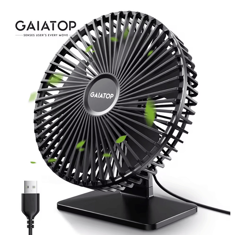 BreezeFlow Portable USB Desk Fan 0