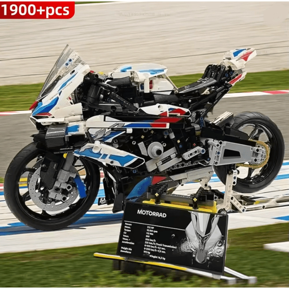 MotoBuild Simulation Motorcycle Building Blocks Model 0
