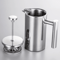 Brew Master Double Wall Stainless Steel French Press Coffee Maker 0