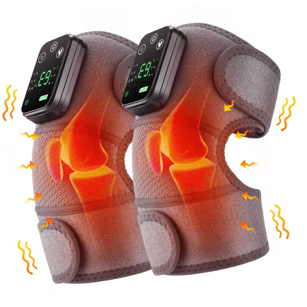 Electric Heated Knee Massager With Vibration And Hot Compress For Pain Relief 0