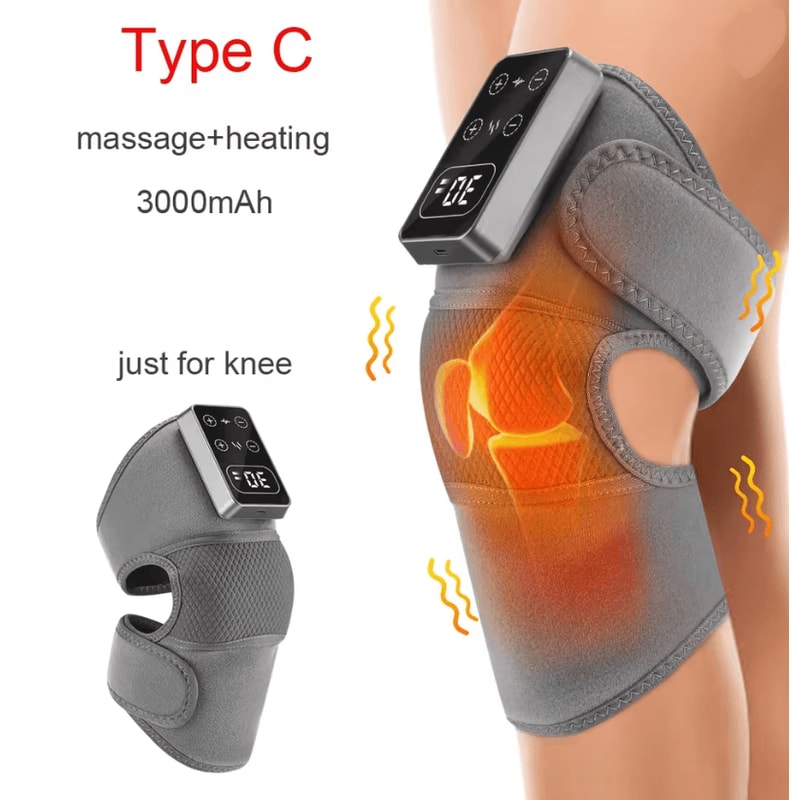 Electric Heated Knee Massager With Vibration And Hot Compress For Pain Relief 3