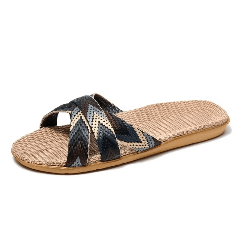 Lightweight Linen Indoor Slippers For Women Comfortable Home Shoes 3
