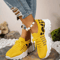 Leopard Print Womens Sneakers Lightweight Breathable Casual Shoes 1