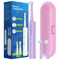 Rechargeable Electric Toothbrush With Rotating Brush Head Compatible With Oral B 3
