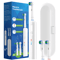 Rechargeable Electric Toothbrush With Rotating Brush Head Compatible With Oral B 4