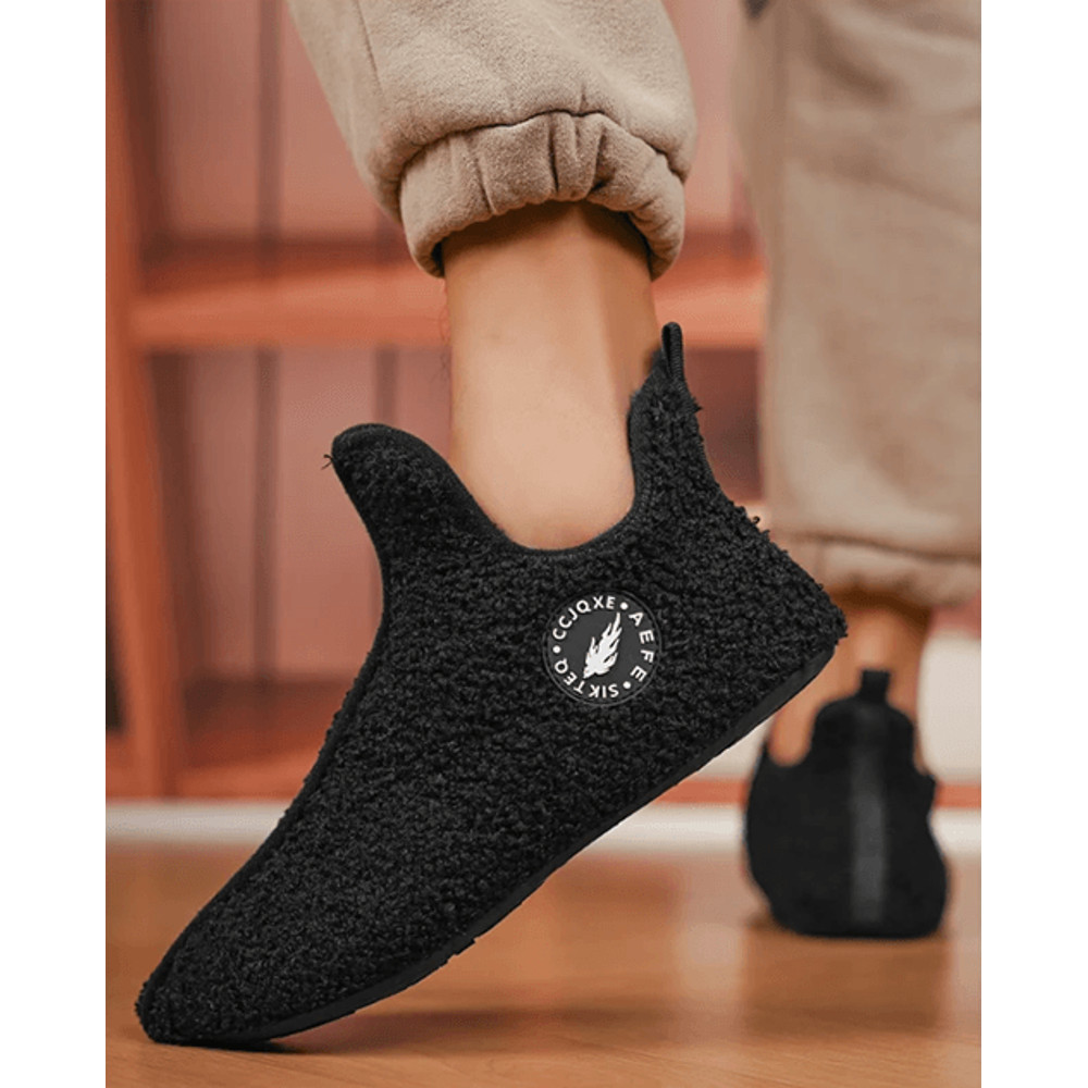 Winter Warm Indoor Slippers For Men And Women Non Slip Cotton Home Shoes 2