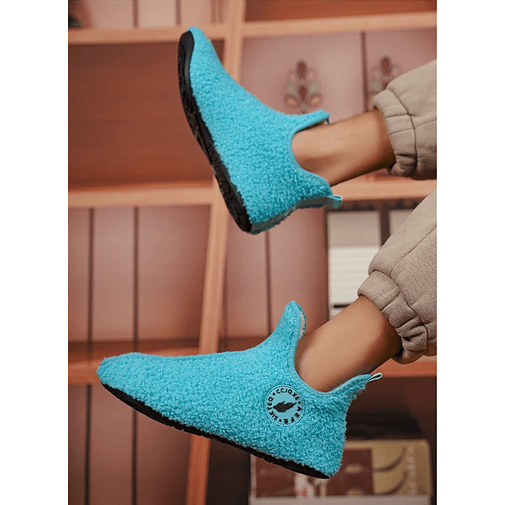 Winter Warm Indoor Slippers For Men And Women Non Slip Cotton Home Shoes 3