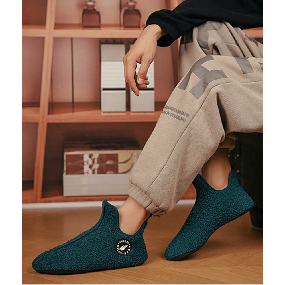 Winter Warm Indoor Slippers For Men And Women Non Slip Cotton Home Shoes 5