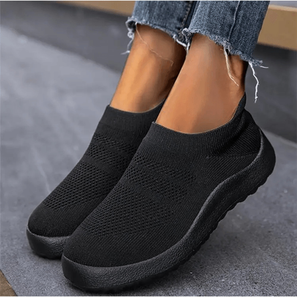 Breathable Slip On Women Sneakers Comfortable Sock Running Shoes 1