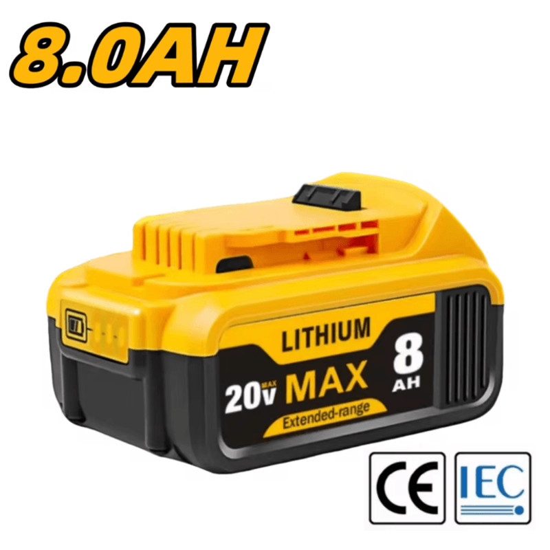 PowerMax 20V Lithium Ion Replacement Battery 80Ah For Dewalt Tools 0