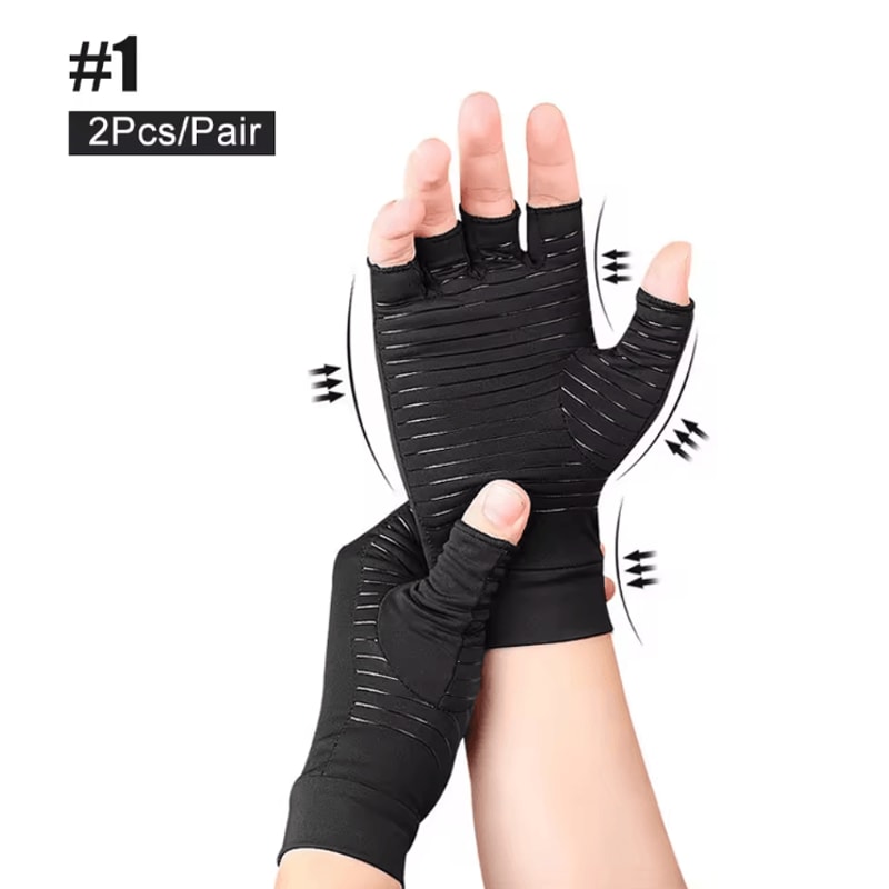 ReliefFlex Copper Compression Gloves For Arthritis And Hand Support 3