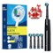 ProClean Rotary Electric Toothbrush Rechargeable With 8 Soft Brush Heads 0