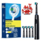 ProClean Rotary Electric Toothbrush Rechargeable With 8 Soft Brush Heads 0