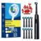 ProClean Rotary Electric Toothbrush Rechargeable With 8 Soft Brush Heads 3