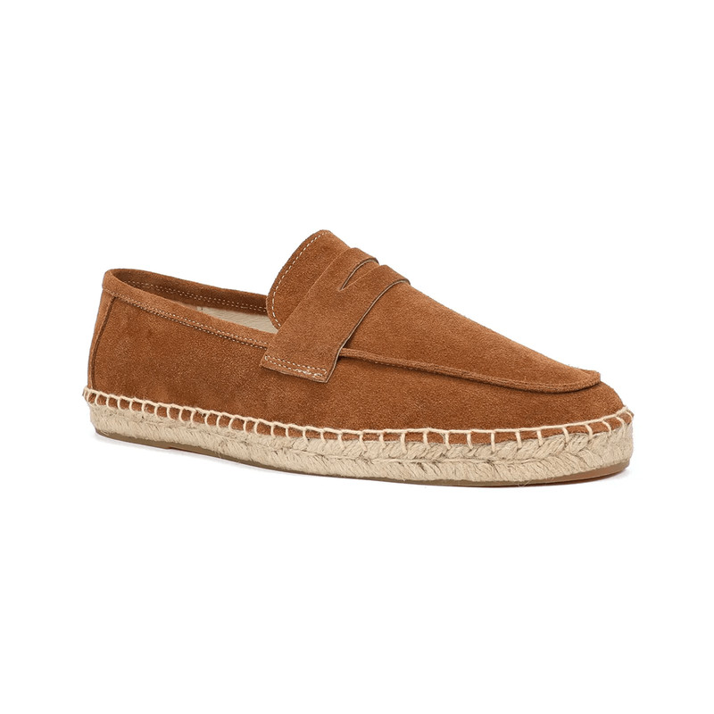 TerraStep Mens Suede Espadrilles Casual Slip On Loafers 1