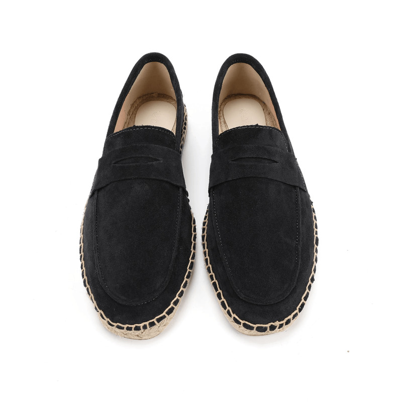 TerraStep Mens Suede Espadrilles Casual Slip On Loafers 0