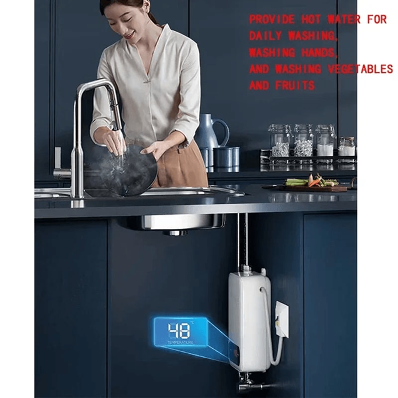 HeatFlow Instant Electric Water Heater 220V 4600W For Bathroom And Kitchen 1