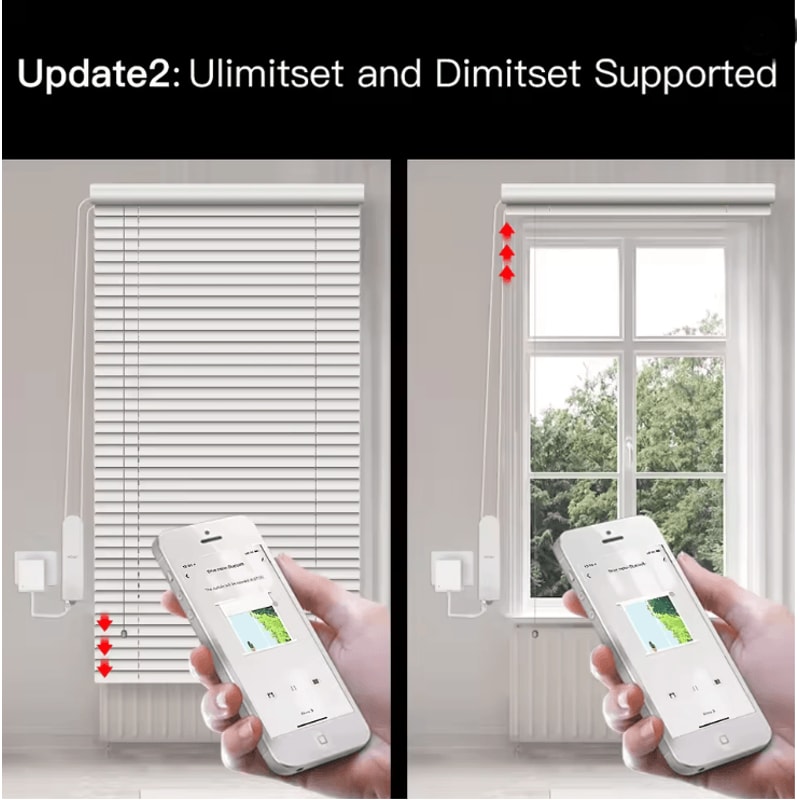 SmartRoll ZigBee Motorized Roller Blinds Drive With Tuya App And Voice Control 2