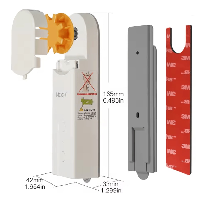 SmartRoll ZigBee Motorized Roller Blinds Drive With Tuya App And Voice Control 3
