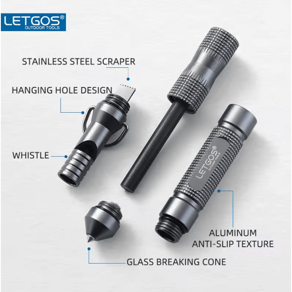 SurvivorPro Multi Frequency Survival Whistle With Emergency Glass Breaker 1