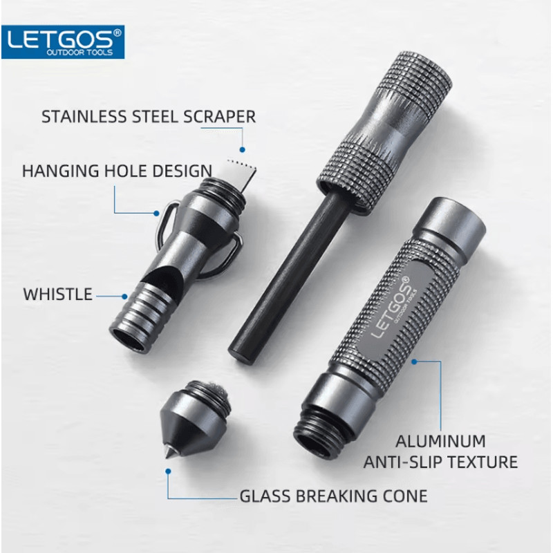 SurvivorPro Multi Frequency Survival Whistle With Emergency Glass Breaker 1