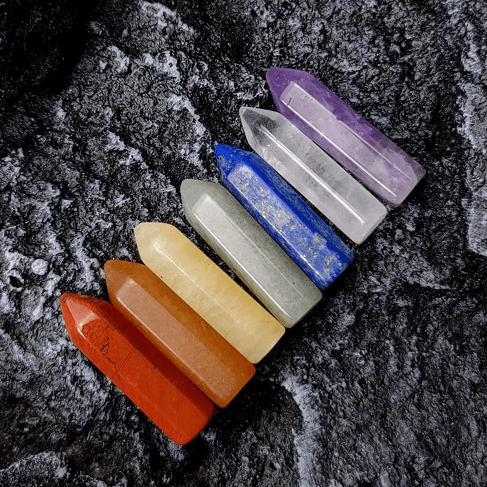 Crystal Harmony Natural Stone Chakra Healing Gemstone Set With Gift Box 5