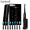 Fairywill FW507 Sonic Electric Toothbrush With 8 Brush Heads And Travel Case 0