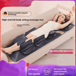 relaxease heated vibration full body massage mat with remote control