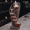 Handmade Ceramic Waterfall Incense Burner Torch Design 3