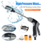 HydroBlitz High Pressure Power Washer Gun With Rotating Hose 0