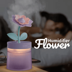 bloom mist portable usb humidifier and aroma diffuser with colorful light