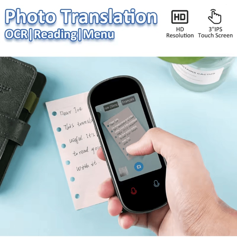 Z2 Instant AI Voice Translator With Touch Screen And Real Time Translation 2