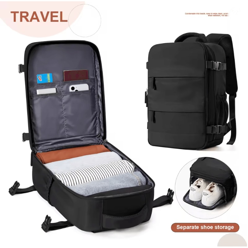 AeroFlex Ryanair Cabin Backpack 40x20x25 Travel Bag With Laptop Compartment 5