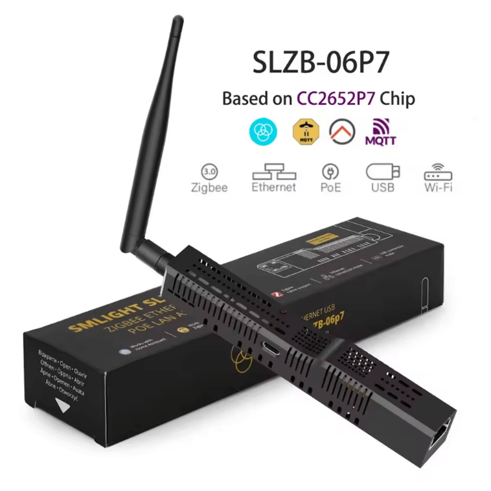 SMLIGHT Zigbee 30 Gateway Coordinator With Ethernet USB And WiFi For Home Assistant And Zigbee2MQTT 5
