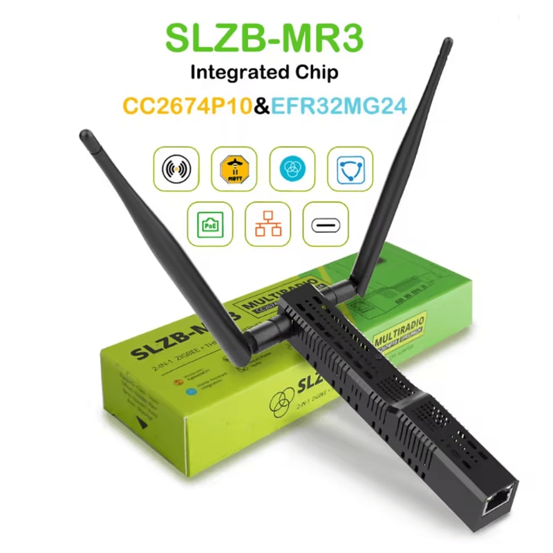 SMLIGHT Zigbee30 Gateway Coordinator With PoE Ethernet USB And WiFi For HomeAssistant And Zigbee2MQ 6