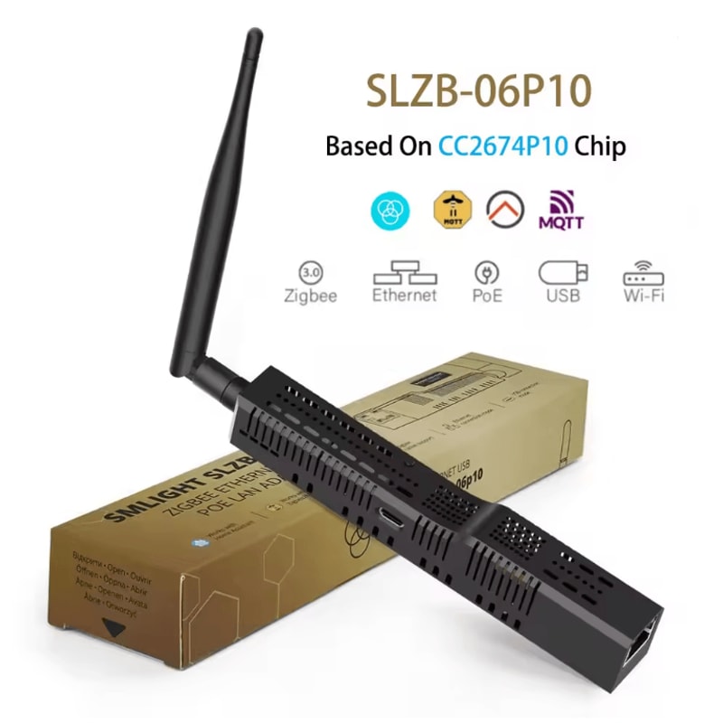 SMLIGHT Zigbee30 Gateway Coordinator With PoE Ethernet USB And WiFi For HomeAssistant And Zigbee2MQ 10